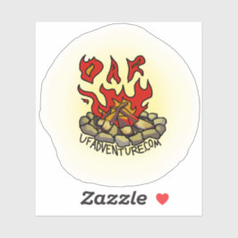 Adesivo Vinheta de Campfire