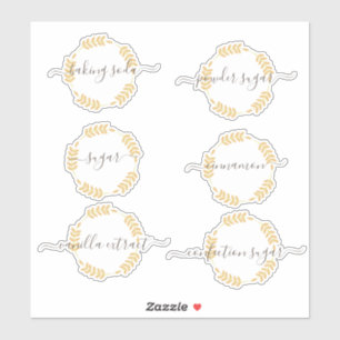 Adesivo Vinheta de Canisteiro de Banho de Organização Pa