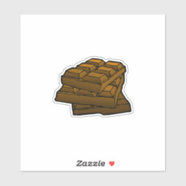 Adesivo Vinheta de chocolate