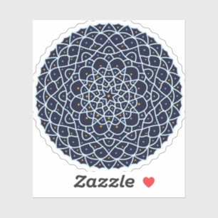 Adesivo Vinheta de Contorno Celestial