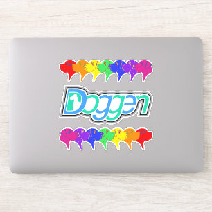 Adesivo Vinheta de contorno - Grandes Daners