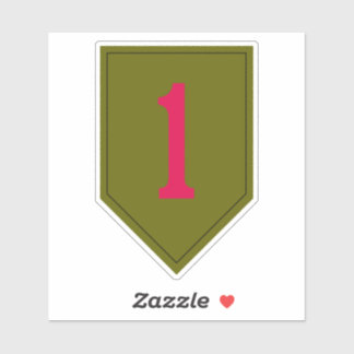 Adesivo Vinheta de corte de vinilo Big Red One