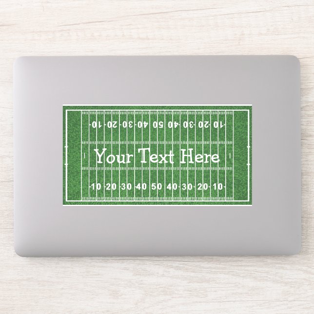 Adesivo Vinheta de Design de Campo de Futebol (Computador)