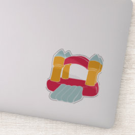 Adesivo Vinheta de design de castelo