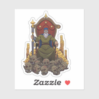 Adesivo Vinheta de escada de corridas da velha escola