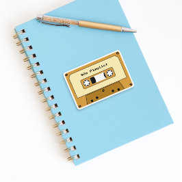 Adesivo Vinheta de fita cassete