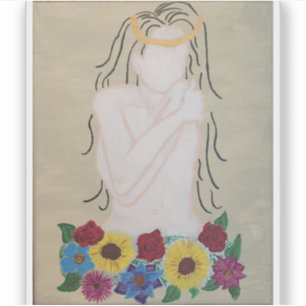 Adesivo Vinheta de Garrafa de Água "Autoamor"