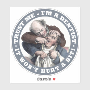 Adesivo Vinheta de humor DENTIST