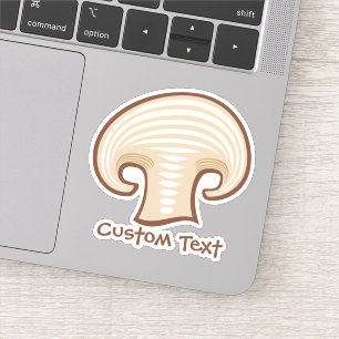 Adesivo Vinheta de Ícones de cogumelo