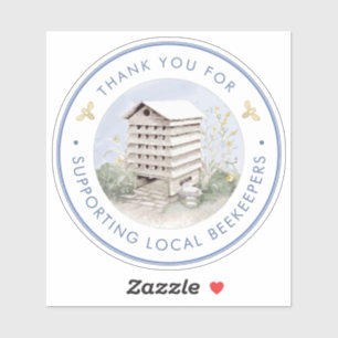 Adesivo Vinheta de mel para vitrine ou portátil impermeáve