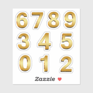 Adesivo Vinheta de Números de Endereços da Caixa de Corr