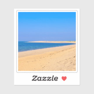 Adesivo vinheta de praia da frota