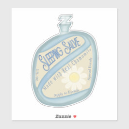 Adesivo Vinheta de salva dormindo