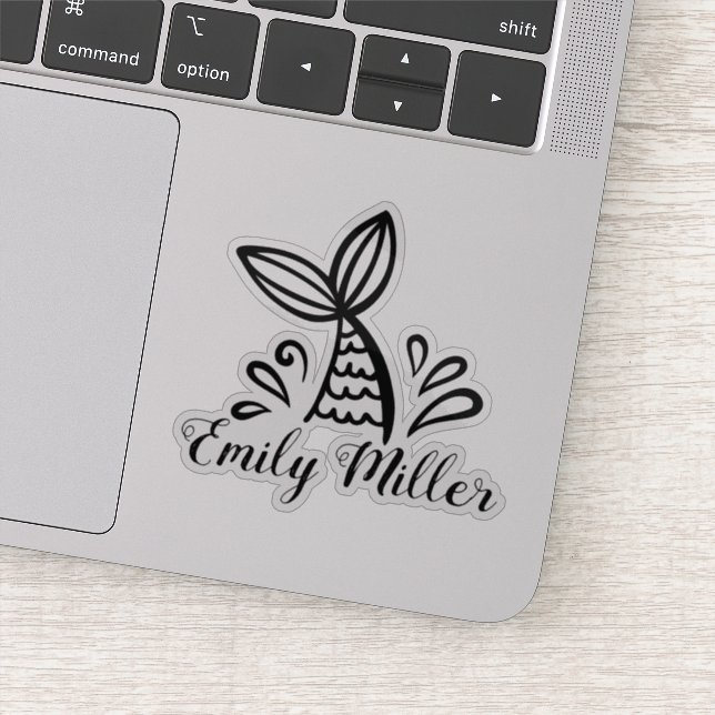 Adesivo Vinheta de Sereia Bonita (Detalhe)