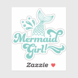 Adesivo Vinheta de Sereia Bonita