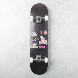 Adesivo Vinheta de Sereia de Aniversário