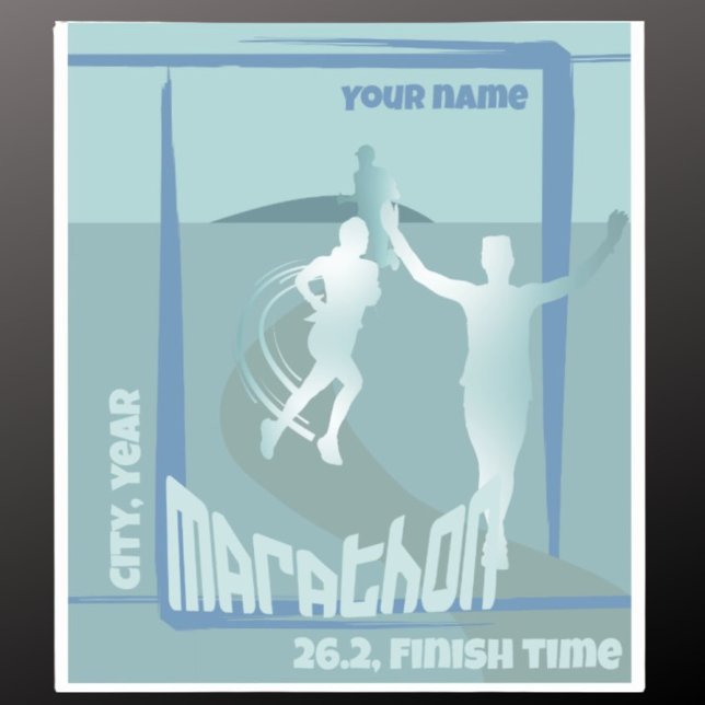 Adesivo Vinheta de tempo do clube dos corredores corridos  (Criador carregado)