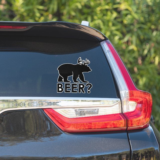 Adesivo Vinheta de Tipografia de Cerveja (Lado do carro)
