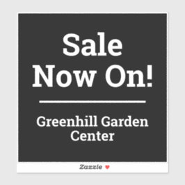 Adesivo Vinheta de Venda ou Venda de compro