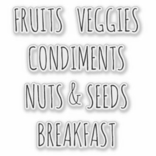 Adesivo Vinheta de vinil com corte personalizado da organi