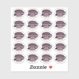 Adesivo Vinheta De Vinil Com Corte Personalizado Da Xícara