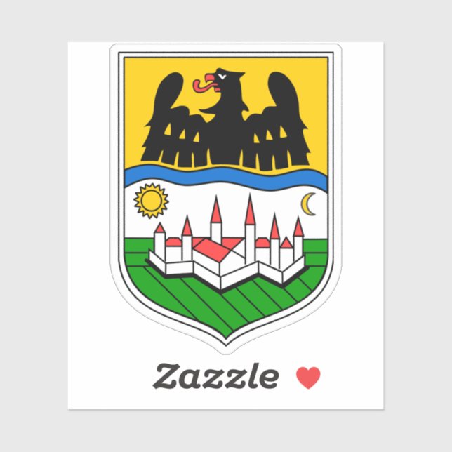 Adesivo Vinheta de vinil com corte personalizado de armas  (Folha)