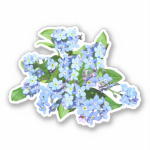 Adesivo Vinheta de vinil com corte personalizado de flores