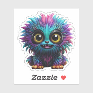 Adesivo Vinheta de Vinil com Corte Personalizado de Monstr