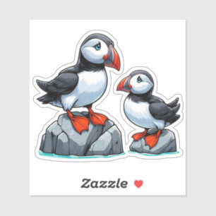 Adesivo Vinheta de vinil com corte personalizado de pássar