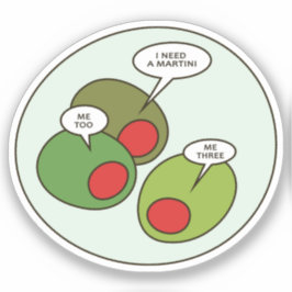 Adesivo Vinheta de vinil com corte personalizado de três a