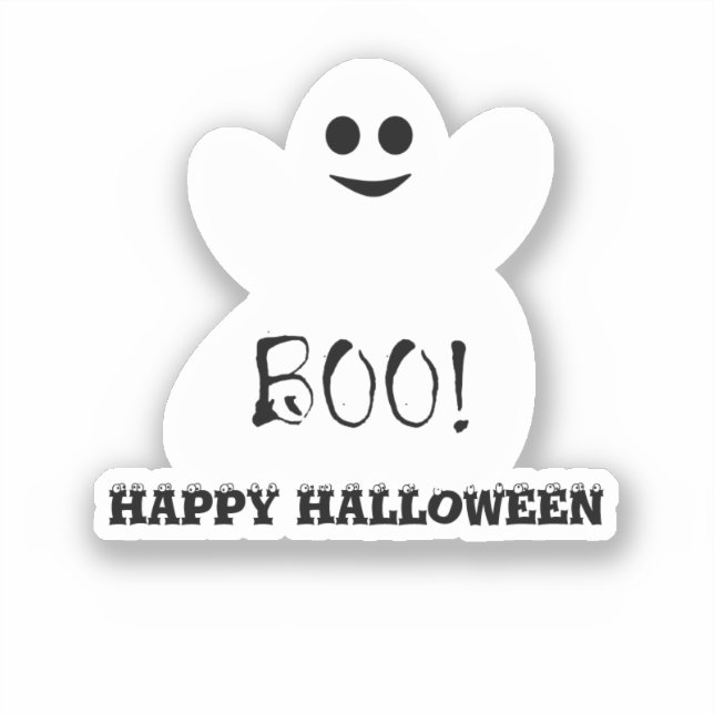 Adesivo Vinheta de vinil com corte personalizado do Hallow (Frente)