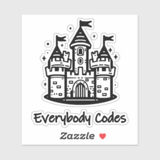 Adesivo Vinheta de vinil com corte personalizado do Reino 