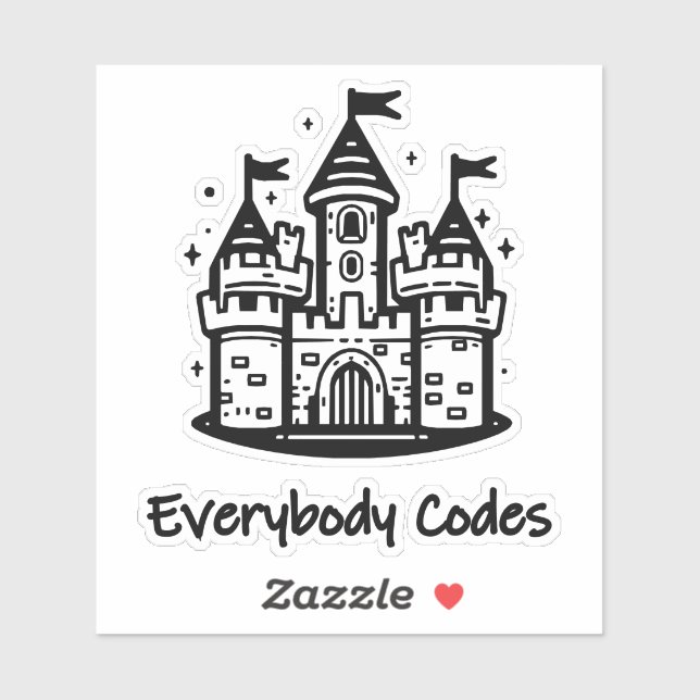 Adesivo Vinheta de vinil com corte personalizado do Reino  (Folha)