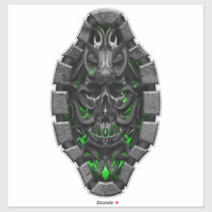 Adesivo Vinheta de vinil com corte personalizado Grenn bio