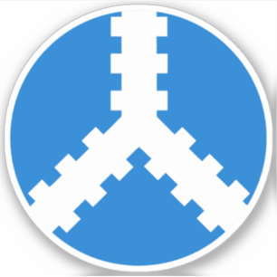 Adesivo Vinheta de vinil das luas gêmeas SCA