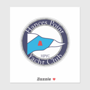 Adesivo Vinheta de vinil do logotipo HPYC redondo