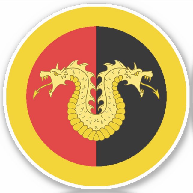 Adesivo Vinheta de vinil Laire da SCA Dragon (Frente)