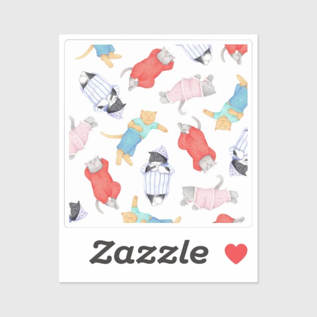 Adesivo Vinheta de vinilo CATÁLOGO PAJAMAS 2x2 (Folha)