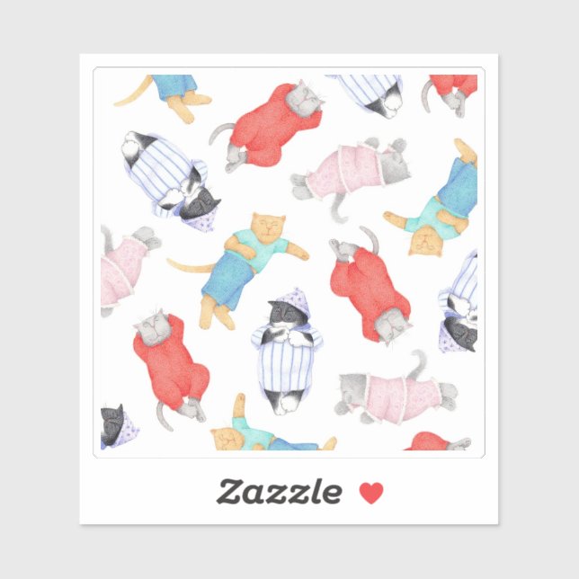 Adesivo Vinheta de vinilo CATÁLOGO PAJAMAS 4x4 (Folha)