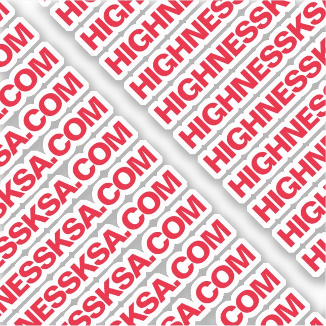 Adesivo Vinheta de vinilo com corte personalizado (Frente)