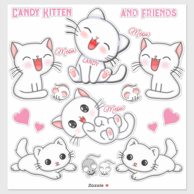 Adesivo Vinheta de vinilo com corte personalizado (Folha)