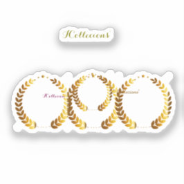 Adesivo Vinheta de vinilo com corte personalizado