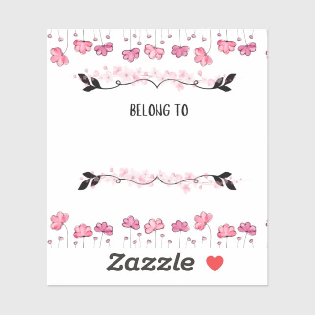 Adesivo Vinheta de vinilo com corte personalizado (Folha)