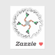 Vinheta de vinilo de corrida perpétua