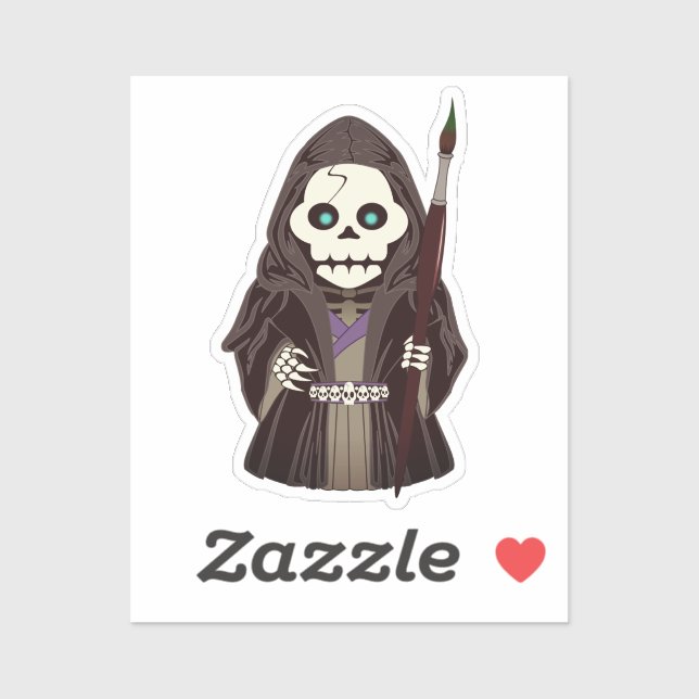 Adesivo Vinheta de Vinilo de Corte Personalizada de Avatar (Folha)