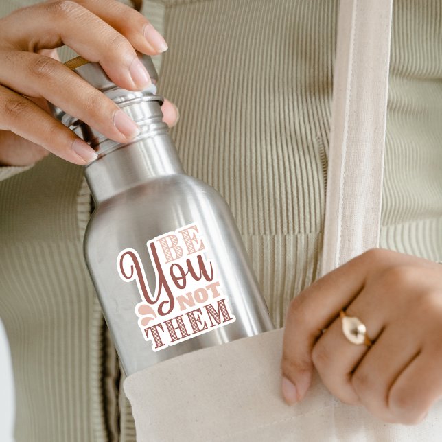 Adesivo Vinheta De Vinilo De Corte Personalizada "Seja Voc (Criador carregado)