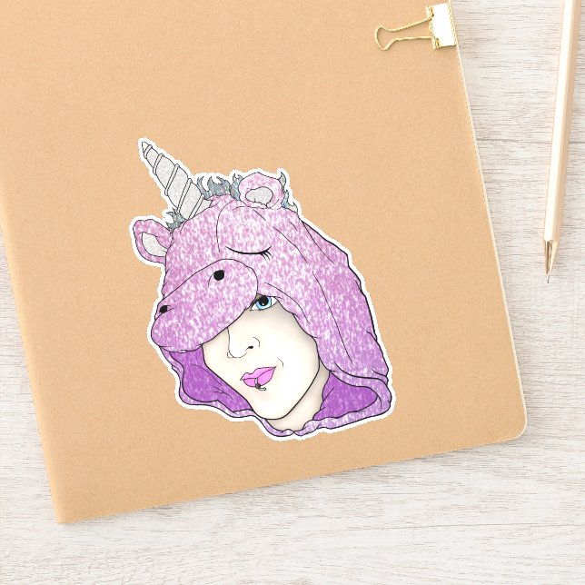 Adesivo Vinheta de vinilo de corte personalizado de 6" x 6 (Notebook)