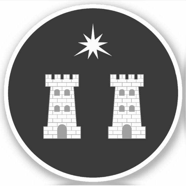 Adesivo Vinheta de vinilo do Stargate SCA (Frente)