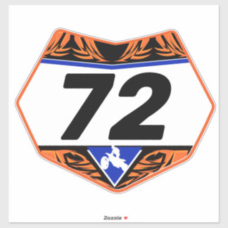 Adesivo vinheta de vinilo em placa numérica personalizada