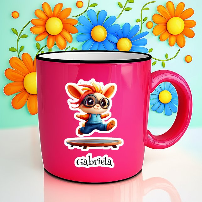 Adesivo Vinheta de vinilo personalizada "Bunny" (Criador carregado)